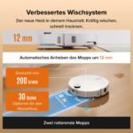 roborock Qrevo Edge 2 Saugroboter mit Wischfunktion – 25.000 Pa & 80 °C Heisswasch-Station – Bild 3