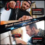 FAHEFANA 20V Akkuschrauber Set mit 2x 2000mAh Akkus – 42Nm Bohrschrauber für DIY & Reparatur – Bild 4