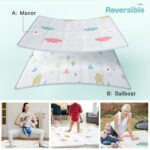UANLAUO XXL Laufstall 150x150cm mit Spielmatte – Sicherer Baby-Aktivitätsbereich für Innen & Aussen – Bild 3