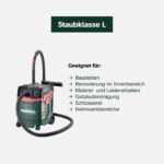 Metabo ASA 30 L PC Nass-Trockensauger – Industriesauger mit PressClean für Baustellen – Bild 7