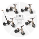 Kikka Boo Flash 5-in-1 Dreirad ab 18 Monaten – Mitwachsendes Laufrad & Fahrrad – Bild 4
