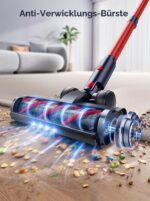 INTETURE Akku Staubsauger 600W 50kPa – 65 Min Laufzeit mit Wandhalterung & Touchscreen – Bild 7