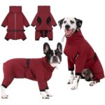 Cyponpy Hundemantel wasserdicht mit Beinen – Winterjacke mit Fleecefutter & Reflektoren