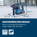 Bosch Professional GBH 18V-22 Akku-Schlagbohrmaschine – SDS-plus Bohrhammer für Profis – Bild 2
