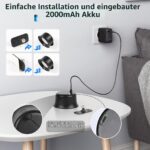 Euakee Wandleuchte 2er Set RGB mit Magnethalterung – Kabellose Akku-Wandlampe mit Fernbedienung – Bild 7