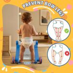 HYES 5-in-1 Lauflernwagen mit Musik & abnehmbarem Spielboard – Lauflernhilfe für Babys – Bild 4