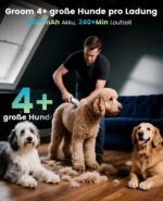 oneisall 4-in-1 Hundeschermaschine – Profi-Fellpflege für dickes Fell mit 4h Akku – Bild 7