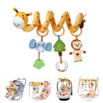 TUMAMA KIDS Giraffe Spirale Kinderwagen Spielzeug – Hängespielzeug für Babys 0-12 Monate