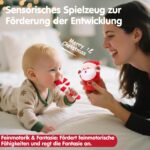 hahaland Weihnachts-Plüschhaus 7-teilig – Weiches Spielzeug für Babys ab 6 Monaten – Bild 7
