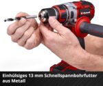 Einhell TP-CD 18/80 Li BL-Solo Akku-Bohrschrauber – 80 Nm Brushless für Profis – Bild 8