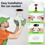 GeyouLux LED-Einbaustrahler 6er Set, 7W 700lm Dimmbar – Flache Deckenspots für Bad & Küche – Bild 6