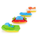 Toyland® 4er Spielzeugboot-Set – Schwimmendes Wasserspielzeug für Kinder ab 2 Jahren – Bild 7