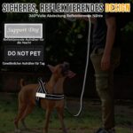 Eyein Hundegeschirr Grösse L mit Leine – Anti-Zug Brustgeschirr für grosse Hunde, reflektierend – Bild 6