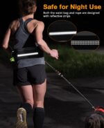 Pecute Joggingleine mit Hüftgurt – Freihändige Hundeleine für Hunde bis 50 kg – Bild 4