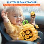 JoyCat Bienenstock Sensorikspielzeug mit 5 Bienen – Montessori Motorikspielzeug ab 6 Monaten – Bild 7