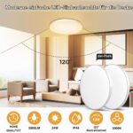 LED Deckenleuchte Ø28cm 2er Set 24W 3000K – Flach & Wasserfest für alle Räume – Bild 2