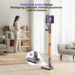 TechRise Akku-Staubsauger 45000Pa mit Anti-Tangle-Bürste – 60 Min Laufzeit für Tierhaare & Teppiche – Bild 8