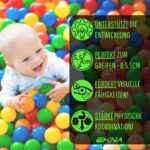 EKNA Spielbälle 200-600er Set Ø5,5cm – TÜV-geprüft für Bällebad & Kinderzimmer – Bild 2