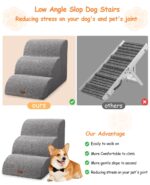EzKamfort 3-Stufen Haustiertreppe – Rutschfeste Hundetreppe für kleine Hunde & Senioren – Bild 5