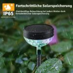 SonPen 8er Set Solarleuchten mit RGB Farbwechsel – IP65 Gartenbeleuchtung für Terrasse & Rasen – Bild 4