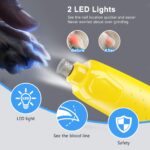 4UMOR Krallenschleifer für Hunde mit 6 Gängen & 2 LED-Leuchten – sichere Krallenpflege – Bild 6