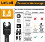 LEILUO 158-teiliges Multitool Zubehör-Set – Sägeblätter & Schleifer für DeWalt & Makita – Bild 2