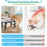 Zivacate Erhöhter Hundenapf mit 6 Höhenstufen & Neigbar – Futterstation für mittlere & grosse Hunde – Bild 6