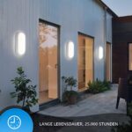 IEGLED 2er Set 18W LED Feuchtraumleuchte IP65 – Wasserdichte Deckenlampe Neutralweiss 4000K – Bild 5