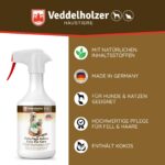 Veddelholzer 250 ml Kokos Entfilzungsspray – Sanfte Fellpflege für Hunde & Katzen – Bild 2