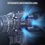 STAHLWERK Akku-Schlagbohrschrauber ASB-20 ST 20V Brushless – 60 Nm, 2-Gang, 4 Ah Li-Ion, 50-tlg. Set – Bild 10