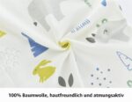 Chilsuessy Kinder Sommerschlafsack 0.5 Tog – 100% Baumwolle mit verstellbarer Länge für 100-120cm – Bild 6