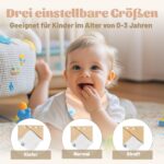 Ghguole 12er-Pack Baby-Lätzchen Dreieckstuch – Bio-Baumwolle, verstellbar für 0–12 Monate – Bild 4
