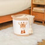 Tidelit Spielzeugkorb Giraffe – Aufbewahrungskorb für Kinderzimmer & Babyzimmer – Bild 2