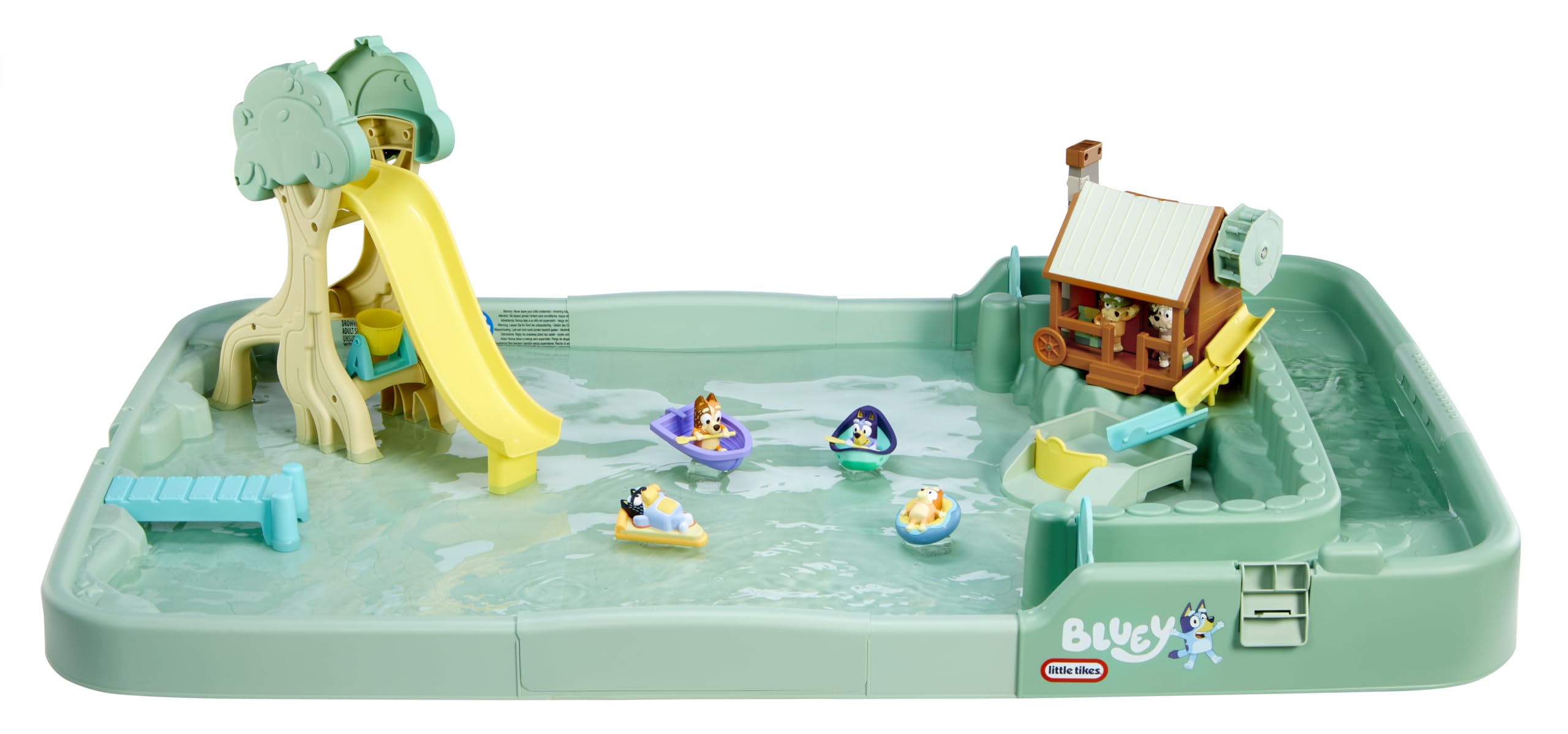 Little Tikes Bluey Bushland Adventure Wassertisch – Interaktives Wasserspielset für Kleinkinder