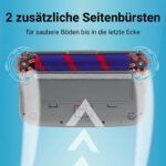 CLEANmaxx Akkubesen kabellos – 1.200 U/min mit Anti-Haar-System & LED für Teppich – Bild 3
