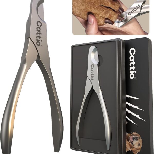 Cattio Profi Nagelknipser für Hunde – Edelstahl, scharf & ergonomisch