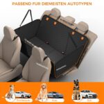 BMaoBBo Hundedecke Auto Rückbank 132x63cm – Wasserdicht & Kratzfest für SUV – Bild 3