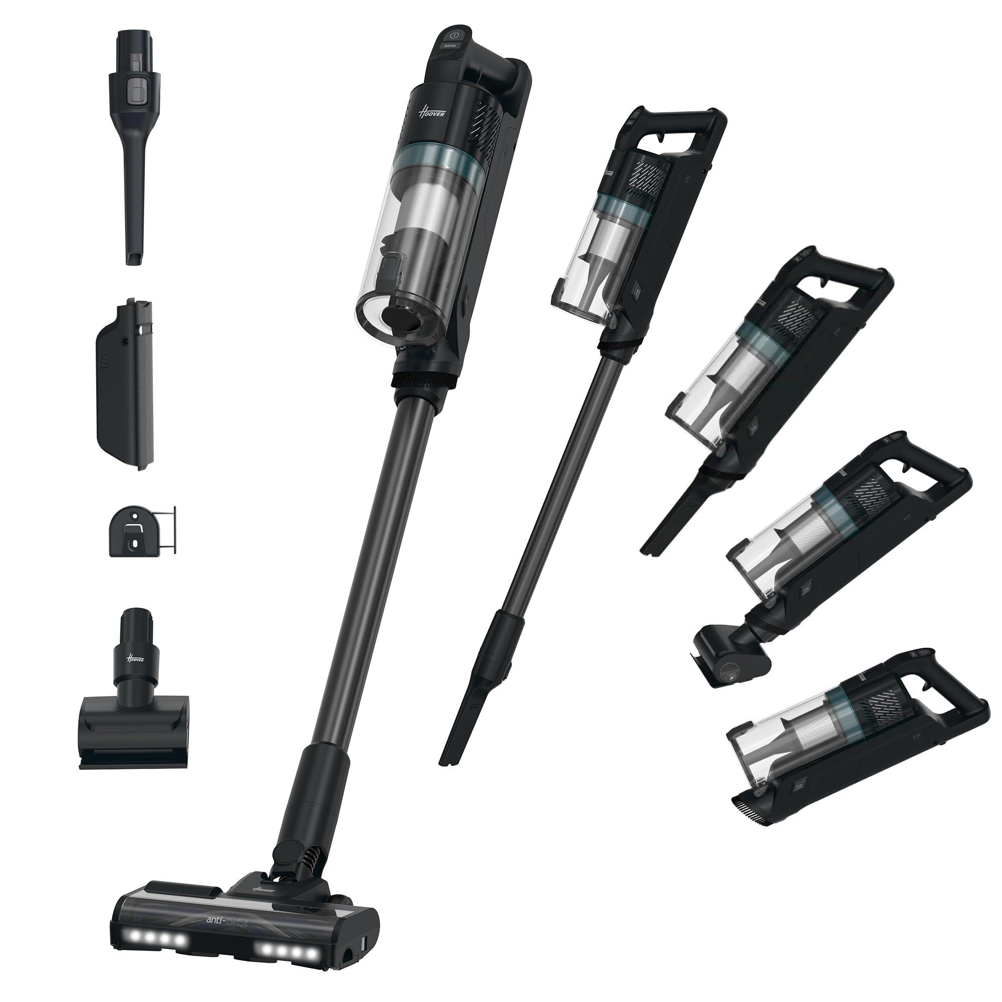 Hoover HF1 CORE Kabelloses Akku-Staubsauger – 50 Min Laufzeit mit Tierhaar-Düse