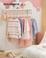 SONGMICS 50er Set Kinderkleiderbügel Samt – Rutschfest & platzsparend für 0-6 Jahre – Bild 2