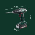 metabo BS 18 Akku-Bohrschrauber 18V mit 74-teiligem Zubehör-Set – Komplett-Werkstatt im Koffer – Bild 3
