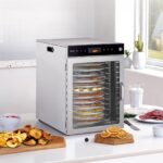 VEVOR Dörrgerät 12 Edelstahlschalen 800 W – Digitaler Dörrautomat mit Rotationssystem – Bild 2