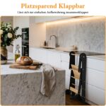 COSYLAND Lernturm ab 1 Jahr – Höhenverstellbar, klappbar & sicher aus Bambus – Bild 8