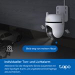 Tapo C530WS 360° Überwachungskamera Aussen – 3K 5MP Starlight Nachtsicht mit KI-Erkennung – Bild 10