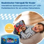 VTech Abenteuer Lernlenkrad – Interaktives LCD-Spielzeuglenkrad mit 3 Spielmodi für Kinder 3–7 Jahre – Bild 2