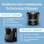 Aycorn Magnetisches Schrankschloss – Kindersicherung für Schränke & Schubladen ohne Bohren – Bild 2
