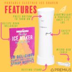 PREMIUS Kabellose Rasiereimaschine – 40 Schneekegel pro Ladung, USB-wiederaufladbar – Bild 4
