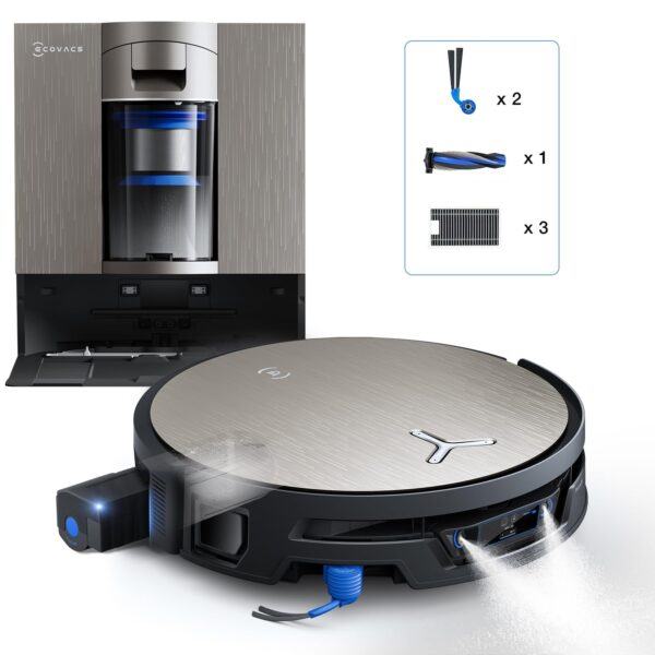 ECOVACS X12S OMNICYCLONE Saugroboter mit Wischfunktion – 53AW BLAST Saugkraft & OZMO ROLLER 3.0
