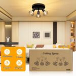 Swoieltr LED Deckenleuchte 3-flammig mit 350° Schwenkfunktion – Industriedesign für Küche & Wohnzimmer – Bild 2