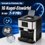 jiumxliu 3-in-1 Eiszubereiter – Eiswürfel, Crushed Ice & Eiswasser in 8-12 Minuten – Bild 5