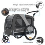 Tiggo DOGGYHUT® Premium Large 2in1 Fahrradanhänger & Hundebuggy – bis 35 kg – Bild 2